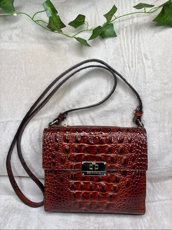 Brahmin Handbags - Brahmin Rare Manhattan Pecan Crossbody Bag